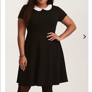 Torrid Black Peter Pan Collar Dress